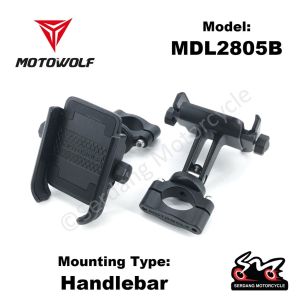 flash saleMOTOWOLF Phone Holder Motorcycle Bicycle GPS Mobile Phone Bike Motor Bicycle Phone Holder MDL2821
