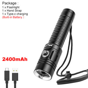 ASAFEE D908 Diving Flashlight 30W LED 1000LM Mini Underwater Torch IPX8 Waterproof 30M Rechargeable Tactical Dive Light Portable Scuba Lamp