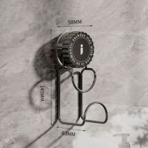 Tomorrw.TH ถ้วยดูดแบบหมุนตะขออ่างล้างหน้าแบบเจาะรูฟรีอ่างเก็บน้ำชั้นวางผนังอ่างล้างหน้าศักดิ์สิทธิ์สำหรับห้องน้ำ couple ถอดออกได้ ไม่ต้องเจาะ แบบไร้กาว ทนทานติดแน่น