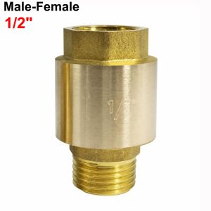 TANTUANG Chủ đề BSPT Van một chiều bằng đồng thau Nam thành Nữ 1/2" 3/4" 1" Van Chống Trào Ngược Nước Bền bỉ Nam với nam Van kiểm soát lò xo