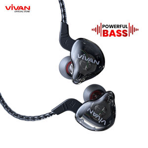 VIVAN Earphone In Ear Kabel Stereo Wired Headset Q15 Black
