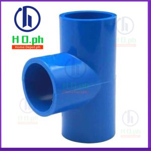 【Local Delivery/5PCS】High-Quality PVC Blue Elbow Tee Coupling End Cap Plug for Water Pipe Fittings - 1/2" 3/4" 1"