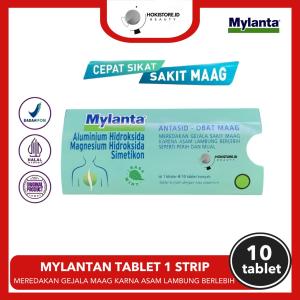 Mylanta Tablet 1 Strip isi 10 Tablet - Membantu Meredakan Gejala Maag Karna Asam Lambung Berlebih