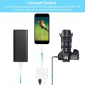 MLIFE - รับประกัน 1 ปี - 2IN1 สาย Lightning to USB Camera Adapter รองรับ iPhone iPad iOS 13 OTG Adaptor with Charging Port Compatible Keyboard, Mouse, Camera, Card Reader อแดปเตอร์กล้อง อะแดปเตอร์กล้อง. 