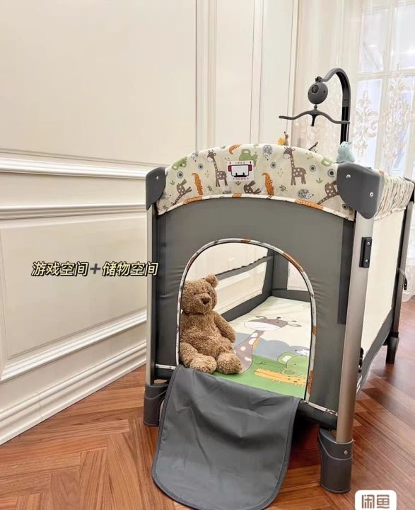 Brand-new valdera crib foldable multifunctional baby crib portable