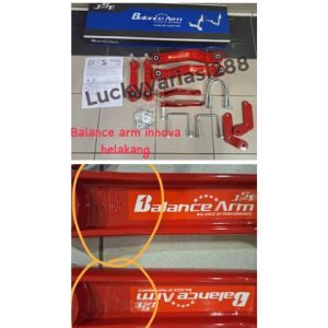 Balance Arm Belakang Innova 2004-20256Up Stabilizer Innova Old New Grand Reborn(Semua tipe) Putih/Merah Js1 Taiwan SPECIAL Edition Hitam Emboss