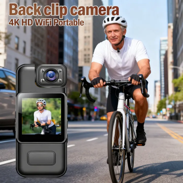 Action%20Camera%20Clip%20Camcorder%20Recorder%20Cycling%20Enforcement%20Law%20Portable%20Recorder%20WiFi%20Back%20HD%204K%20-%20Image%202