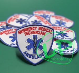 อาร์ม อาร์มปัก กู้ภัย EMT AMBULANCE แบบเย็บติด รีดติด ติดตีนตุ๊กแก