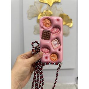 0014 VVV CASE SLING GAMBAR 3D FOR VIVO Y28 Y03 Y18 Y36 Y27S Y02T Y22 Y02 Y16 Y30 Y50 Y30i Y21 Y21s Y33s Y21T Y21a Y20 Y20i Y12s Y12 Y15 Y17 Y12i casing lanyard tali selempang gambar space bear cookies pocha