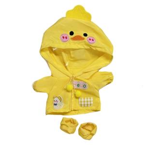 Doll Raincoat And Shoes Outfit Set For 20cm Cotton Doll Plush Figure Doll Display Clothes Dolls Dressingup Accessories