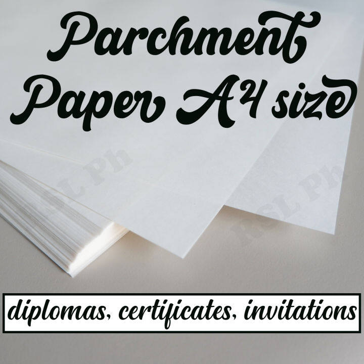 parchment paper for printing certificates, parchment paper for