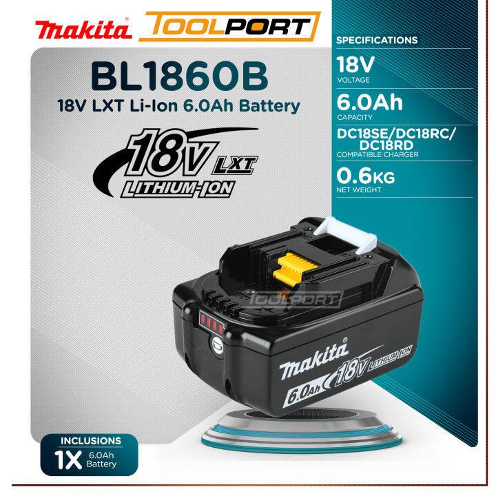 Makita battery bl1860b sale