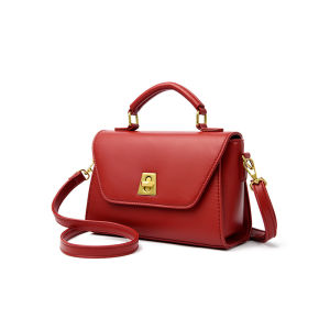 New Womens Fashion Versatile Commute Vintage Sophisticated Square Shoulder Bag