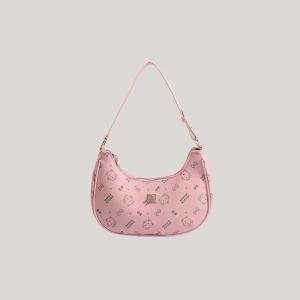 MOUSSON กระเป๋ารักแร้ที่มีมูลค่าสูงกระเป๋าวงเดือนสำหรับผู้หญิงขนาดเล็กกระเป๋าสะพายไหล่อเนกประสงค์น่ารักและน่ารัก