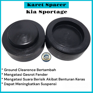 Karet Spacer Tatakan Per Keong Belakang Kia Sportage Tebal 5cm 1Set(2Pcs)