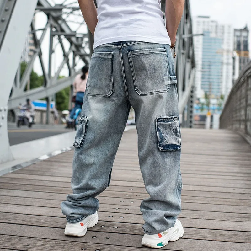 baggy biker jeans