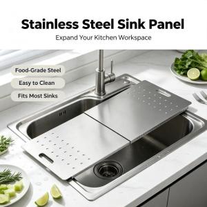 Stainless steel drain rack kitchen drain board sink drain table washing board