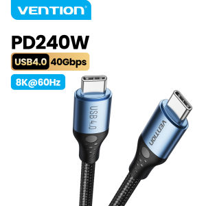 Đề cập đến Cáp USB loại C 240W 5A 40Gbps cho PS5 Nintendo Switch Samsung Galaxy MacBook Pro USB 4.0 PD Cáp USB C sạc nhanh2026