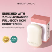SKINEVER Niacinamide Skin Brightening Soothing Soap for Face & Body Even Skin Tone Fade Dark Spots 80g