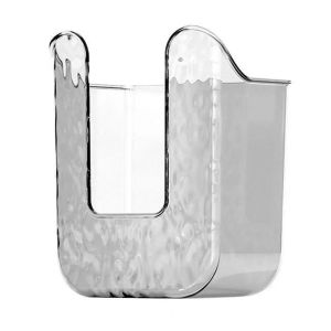 CHENJIE 1Pcs Wall Mounted Tissue Box Punch Free Self-adhesive Paper Towel Holder Space-saving Napkin Container Bathroom