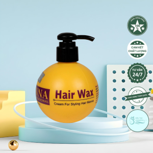 Wax Tạo Kiểu Tóc Hair Wax Manna Professiona (Vàng) Dưỡng Tóc Tạo Kiểu Và Giữ Nếp - Chai 200ml - Hàng Chính Hãng