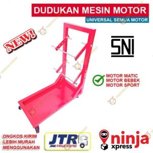 Alat dudukan mesin motor universal ENGINE STAND pegangan mesin bisa semua motor