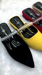 Tami Dream People Shoes Sepatu Sandal Selop Wanita Pendek Hak 3cm
