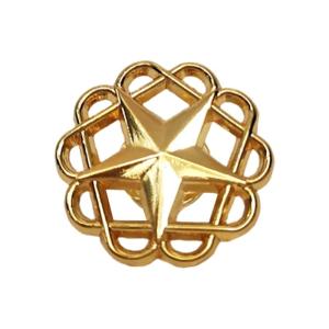 Sturdy Alloy Five Pointed Star Brooch Pin Decoration Accessory for Students and Professionals Daily Use Casual Wear