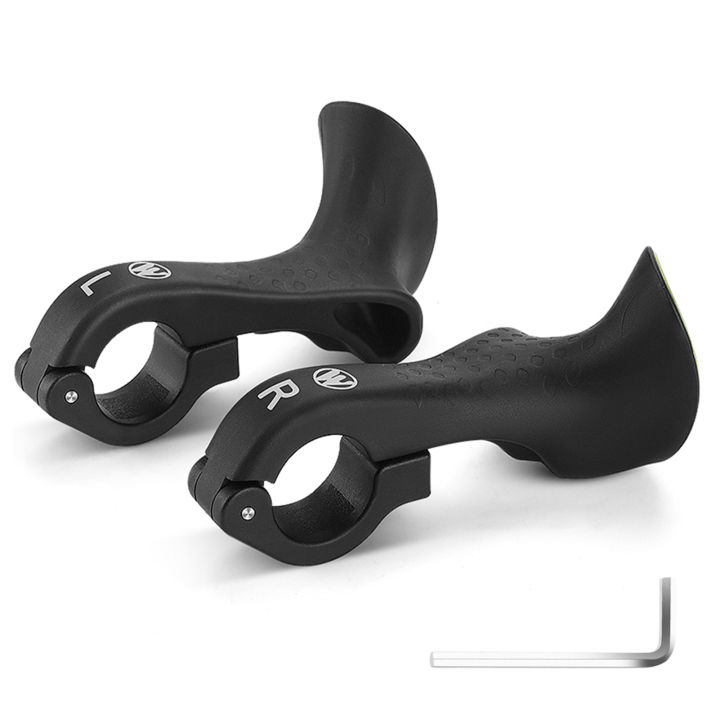 WEST BIKING Bicycle Bar Ends Ergonomic Anti slip MTB Mountain Bike Handlebar Ends for 21.8 22.8mm Handlebars