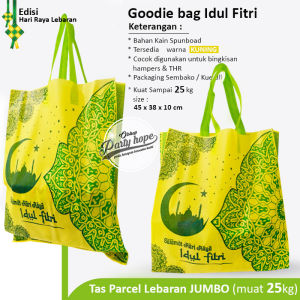 isi 12 goodie bag idul fitri JUMBO Grosir / tas souvenir lebaran tas hampers / tas bingkisan lebaran