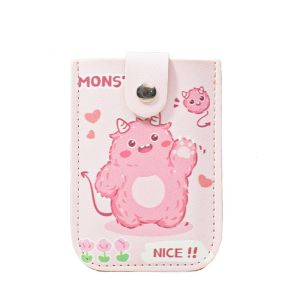 Simple card bag mens and womens pull-out PU pickup piece bag ultra-thin card bag