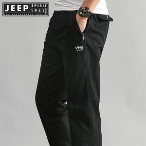 JEEP SPIRIT 1941 ESTD Mens Pants Casual Pants Summer Loose Straight Leg Large Size Fashion Spring Autumn Outdoor Loose Leg Fashion New Straight Leg Workwear