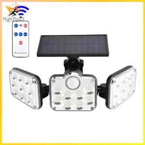 【HOSPORT】 Outdoor Super Bright LED 138 LED 800LM 3 Heads Flood Light for Garden Patio Yard