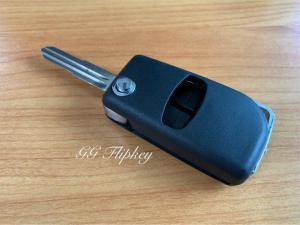 กรอบกุญแจพับ Mirage Attrage Triton 2015  Space wagon แบบ 2 ปุ่ม (แบบร่องขวา) โลโก้ + ปุ่มกด แถมถ่าน Sony แท้