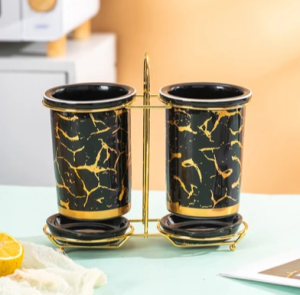 Rak Tempat Sendok Garpu Kitchen Cutlery Utensil Holder Spoon Storage Rack