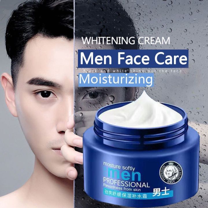【Original】Men Face Cream Facial Whitening Cream Anti-Aging Moisturizer Anti Wrinkle Facial Skin Care Men Skin Tone 男士面霜面部美白120g