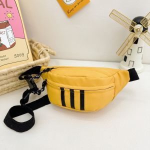 Kids Fashion Stripe Sling Bag Children Crossbody Bag Boy Girl Outdoor Bag Shoulder Bag