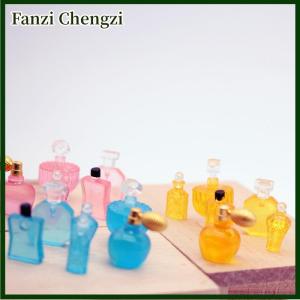 Fanzi Cute Simulation Perfume Six-piece Set Dollhouse Toys Miniature Models Ornaments Decor DIY Resin Accessories Kids Play House Toys