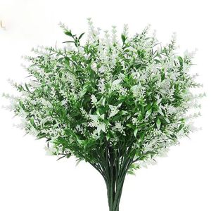 Artificial Green Plant Simulated Flower Plastic Lavender Flower Artificial Flower Home Wedding Outdo