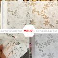 Giấy dán kính mờ trắng, decal dán kính cửa sổ phòng ngủ, văn phòng chống nắng khổ 90cmx50cm. 