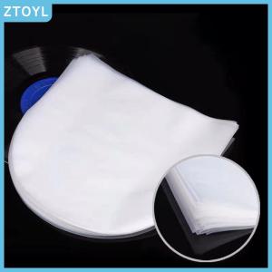 ZTOYL 50Pcs 7 10 12 Inch Clear Vinyl Record Protecter LP Record Plastic Bag Anti-static Record Inner Sleeves Packaging Bag Clear Cover