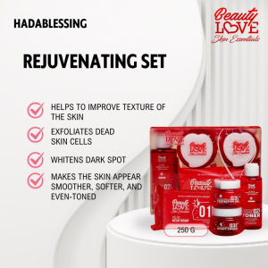 Beauty Love Rejuvenating Facial Set for Dark Spots Acne Marks Oily Skin and Dull Skin Mild Peeling