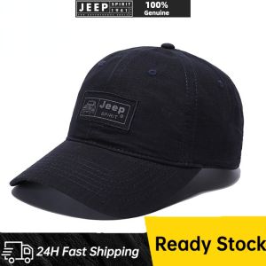 Jeep Brand Embroidery LOGO Pilot 100%Cotton Fashion Sun Hat High Quality Baseball Cap with Long Brim and Sunshade Simple Brand Big Letter Baseball Cap
