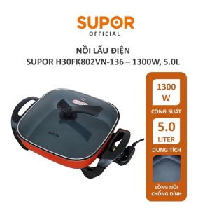 Nồi Lẩu Điện Supor H30FK802VN-136 Hàng Chính Hãng Bảo Hành 1 Năm