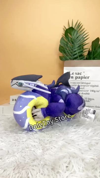 ใหม่ Pokemon Plush Miraidon รถจักรยานยนต์รูปแบบเปลี่ยนอะนิเมะ Peluche Miraidon สะสมตุ๊กตาสัตว์ตุ๊กตา Gift