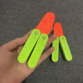 3D Carrot Butterfly Knife Unzip Toy Radish Knife. 
