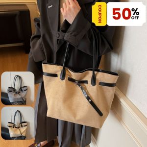 ZEFAN 【COD】เกาหลีรุ่นหนังนิ่มวินเทจเนื้อกระเป๋าถือ Titote ใหม่ผู้หญิงความจุขนาดใหญ่น้ำหนักเบากระเป๋า Commuter