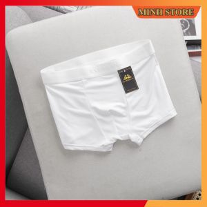 Quần sịp đùi nam chất thun lạnh siêu thoáng mát Quần lót nam boxer siêu co dãn Quần lót nam dập nổi SD03 - MINHSTORE66