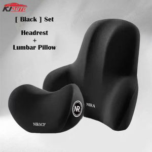 2025 New Car Memory Cotton Headrest Waist Support Soft Skin Friendly Cool and Breathable