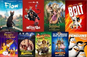 Flash Drive 64 Gb Animation Vol.6 Flow_Rapunzel_Bolt_Ferdinand_Madagascar boxset ภาพ Full HD 1080p และ 4K